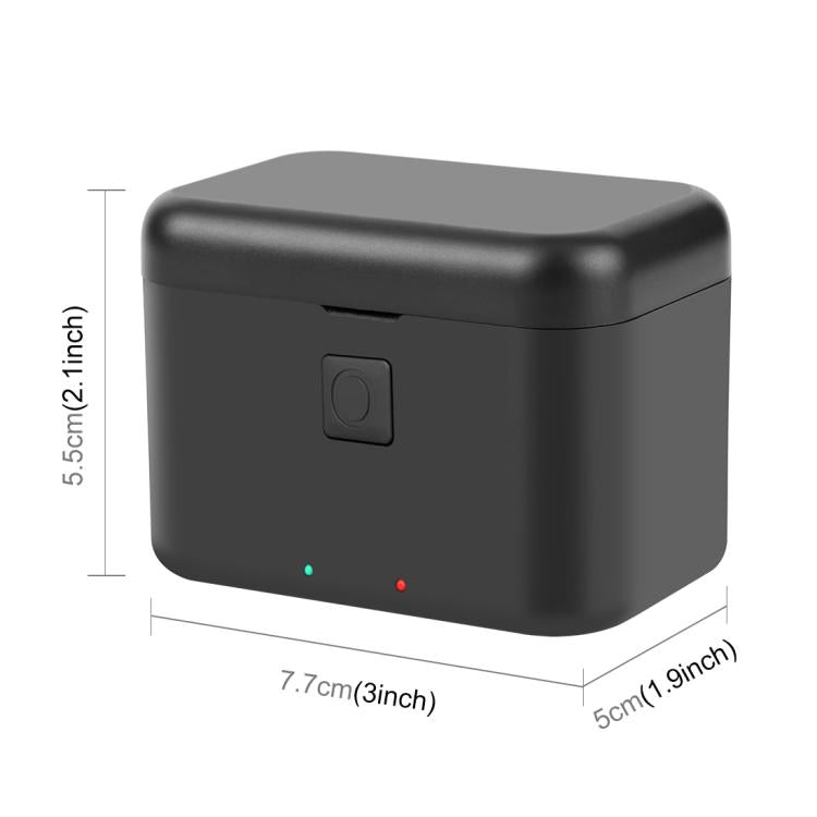 For Insta360 X5 PULUZ Dual-Batteries Charging Box Battery & Memory Card Storage Case (Black) - free shipping - PMC TechLife - Order now!