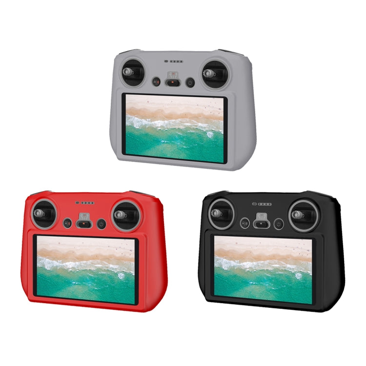 For DJI Mini 3 Pro / DJI RC with Screen PULUZ Silicone Protective Case(Black) - Carry Cases & Bags by PULUZ | Online Shopping South Africa | PMC TechLife | Buy Now Pay Later Mobicred