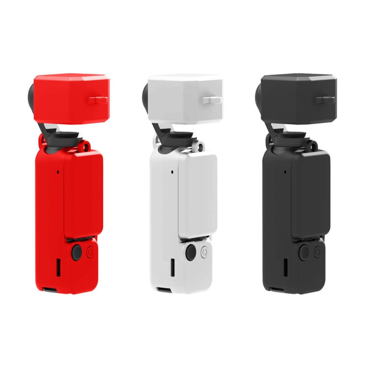 For DJI OSMO Pocket 3 PULUZ  3 in 1 Silicone Cover Case Set (White) - free shipping - PMC TechLife - Order now!