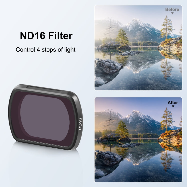 For DJI Osmo Pocket 3 PULUZ Magnetic ND16 Camera Lens Filter - free shipping - PMC TechLife - Order now!