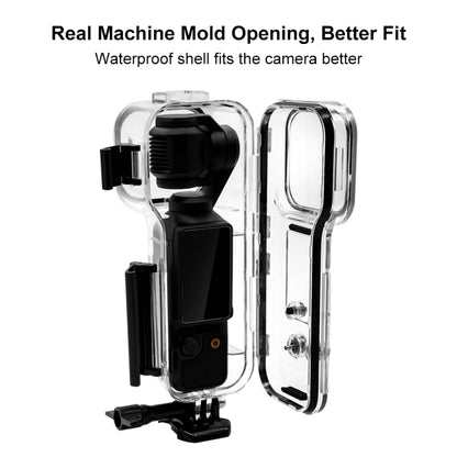 For DJI Osmo Pocket 3 PULUZ 45m Underwater Waterproof Housing Diving Case (Transparent) - Case & Bags by PULUZ | Online Shopping South Africa | PMC Jewellery | Buy Now Pay Later Mobicred