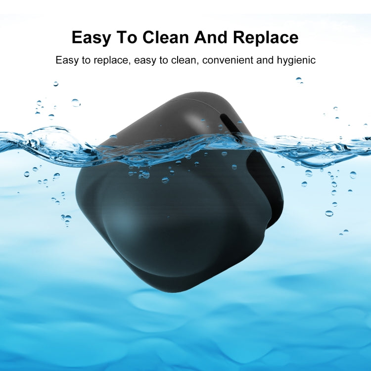 For Insta360 X4 / X5 PULUZ Silicone Protective  Lens Cover (Black) - Len Accessories by PULUZ | Online Shopping South Africa | PMC TechLife | Buy Now Pay Later Mobicred