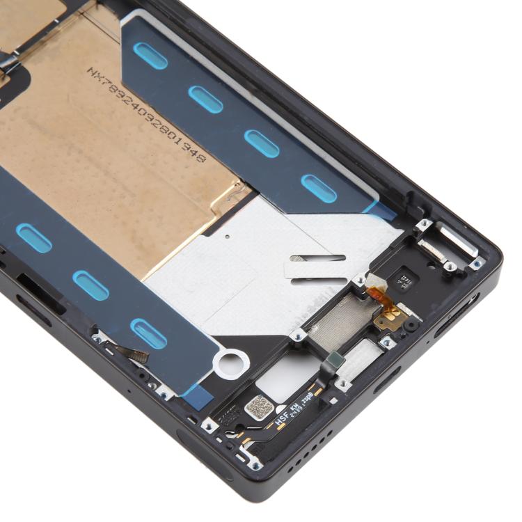 For ZTE nubia RedMagic 10 Pro Middle Frame Bezel Plate with In-Display Fingerprint Sensor Flex Cable (Black) - free shipping - PMC TechLife - Order now!