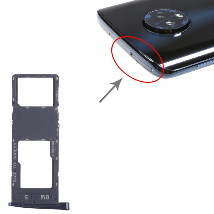 For Motorola Moto G6 Plus 10pcs Original SIM + Micro SD Card Tray (Black) - free shipping - PMC TechLife - Order now!