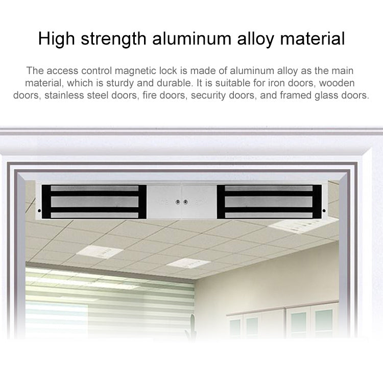 YH-280D Double Door Magnetic Lock (280kg) - free shipping - PMC TechLife - Order now!