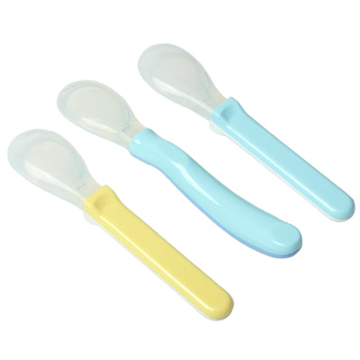 Lovely Silicone Gel Spoon for Baby (Random Delivery) - Tableware by PMC Jewellery | Online Shopping South Africa | PMC Jewellery | Buy Now Pay Later Mobicred