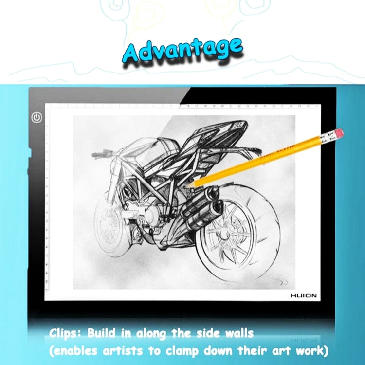 Huion A3 23.5 inch Tatoo Tracing Light Table LED Light Box - free shipping - PMC TechLife - Order now!