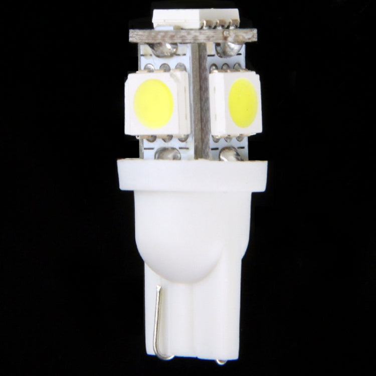 T10 5 LED Super White Vehicle Car Signal Light Bulb (Pair)(White) - Clearance Lights by PMc TechLife | Online Shopping South Africa | PMc TechLife | Buy Now Pay Later Mobicred
