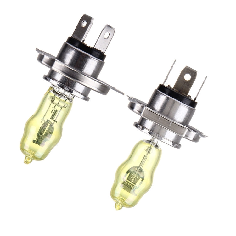 H4 Xenon Pure Yellow Bulbs, 12V 100/90W - Halogen Lights by PMC Jewellery | Online Shopping South Africa | PMC Jewellery | Buy Now Pay Later Mobicred