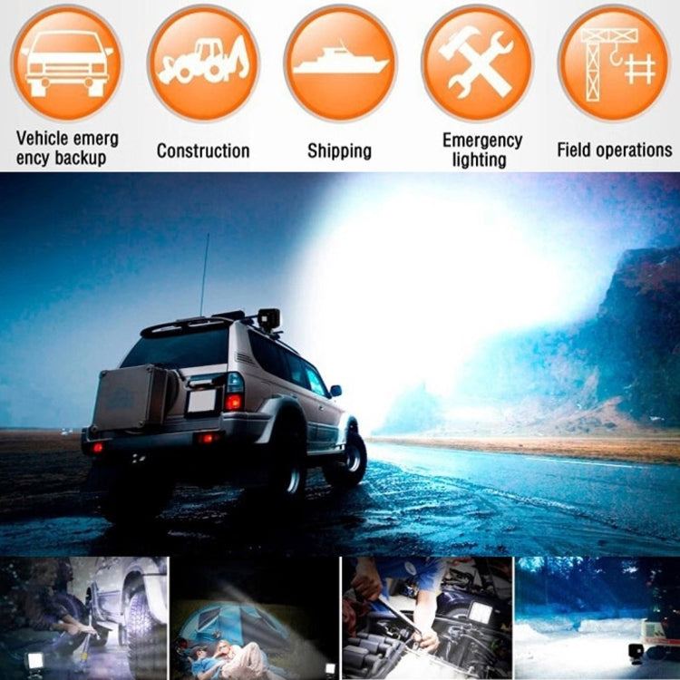 18W 6 LED White Light Condenser Engineering Lamp / Waterproof IP67 SUVs Light, DC 10-30V(Black) - Work Lights by PMC TechLife | Online Shopping South Africa | PMC TechLife | Buy Now Pay Later Mobicred