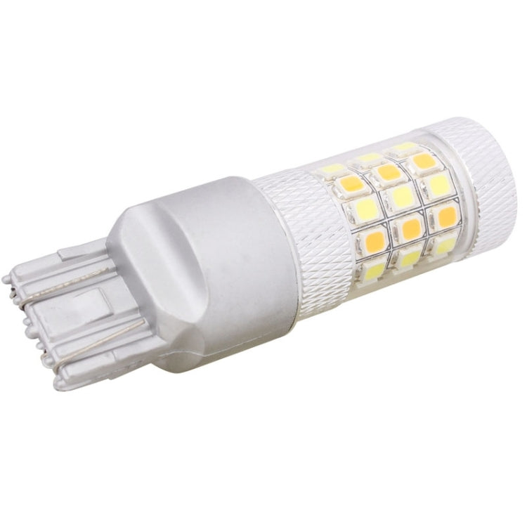 T20/7443 8W 420LM White + Yellow Light 42 LED 2835 SMD Car Brake Light Steering Light Bulb, DC 12V - Brake Lights by PMC Jewellery | Online Shopping South Africa | PMC Jewellery | Buy Now Pay Later Mobicred