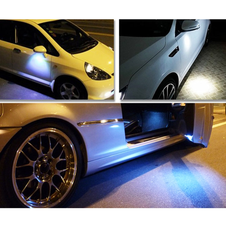 2 PCS 2x 3W 120LM Waterproof Eagle Eye Light Yellow LED Light for Vehicles, Cable Length: 60cm(Black) - Eagle Eye Lamps by PMC TechLife | Online Shopping South Africa | PMC TechLife | Buy Now Pay Later Mobicred