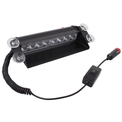 8W 800LM 8-LED Yellow Light 3-Modes Adjustable Angle Car Strobe Flash Dash Emergency Light Warning Lamp with Suckers, DC 12V - Warning Lights by PMC Jewellery | Online Shopping South Africa | PMC Jewellery | Buy Now Pay Later Mobicred