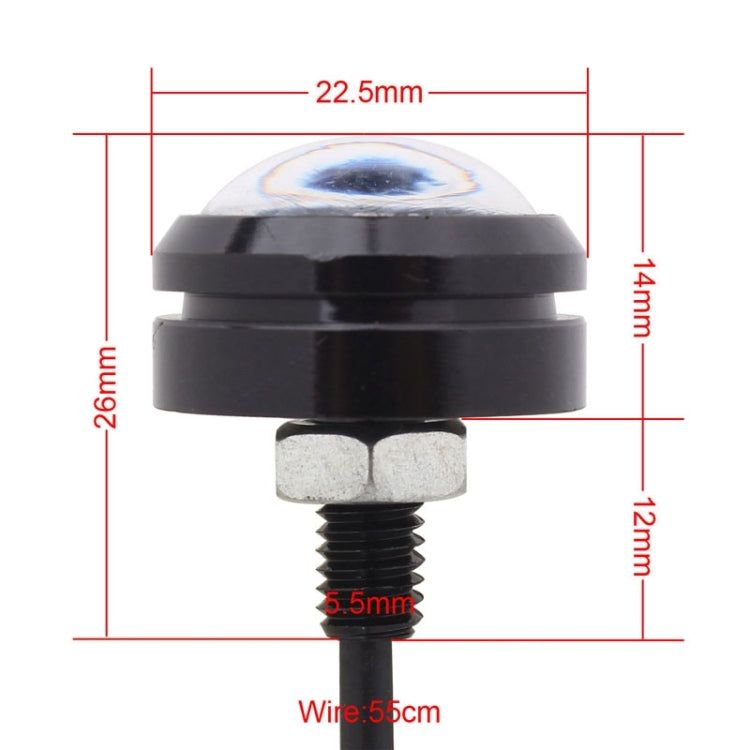2 PCS 22.5mm 1.5W 150LM Ice Blue Light 3 LED SMD 5630 Spotlight Eagle Eye Light Daytime Running Light for Vehicles - Eagle Eye Lamps by PMC TechLife | Online Shopping South Africa | PMC TechLife | Buy Now Pay Later Mobicred