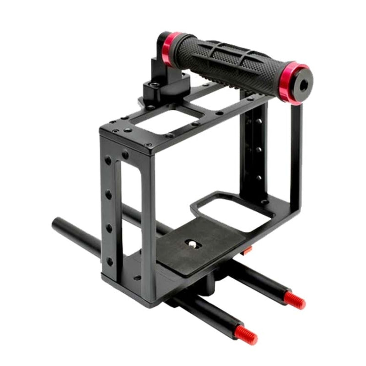 DEBO DET-08 Camera Cage Handle Kit for SLR Camera 5D2 / 5D3 (Black+Red) - Camera Cage by DEBO | Online Shopping South Africa | PMC Jewellery | Buy Now Pay Later Mobicred