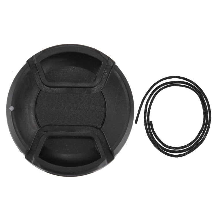 62mm Center Pinch Camera Lens Cap(Black) - Lens Cap by PMC TechLife | Online Shopping South Africa | PMC TechLife