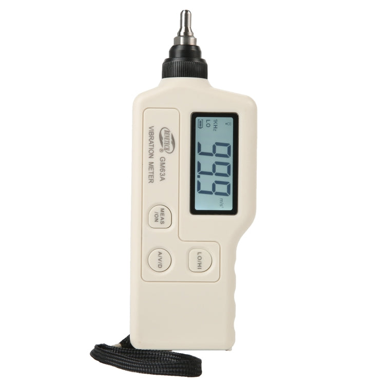 BENETECH GM63A Vibration Meter Digital Tester Vibrometer Analyzer Acceleration Velocity(White) - free shipping - PMC TechLife - Order now!