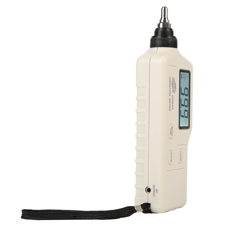 BENETECH GM63A Vibration Meter Digital Tester Vibrometer Analyzer Acceleration Velocity(White) - free shipping - PMC TechLife - Order now!