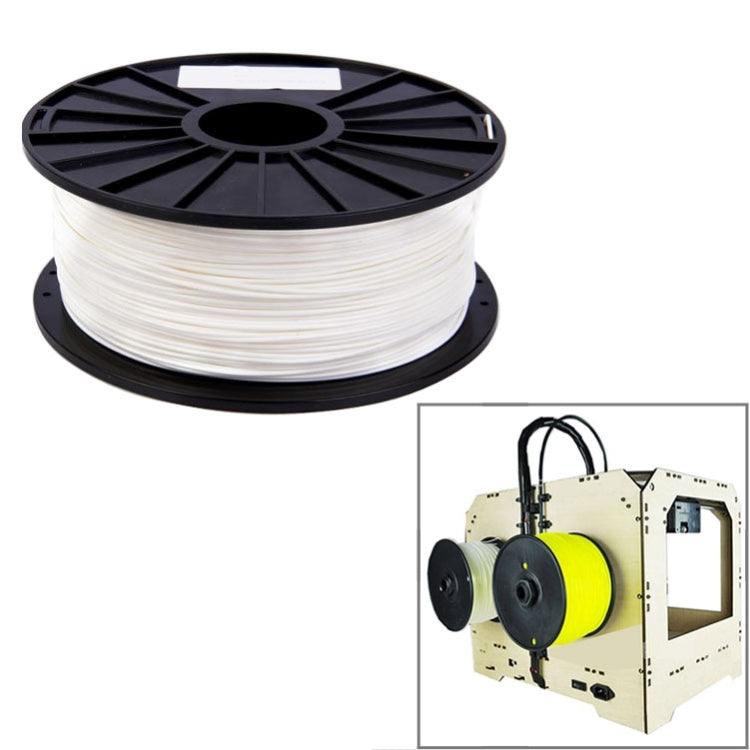 PLA 1.75 mm 3D Printer Filaments(White) - Consumables by PMC TechLife | Online Shopping South Africa | PMC TechLife | Buy Now Pay Later Mobicred