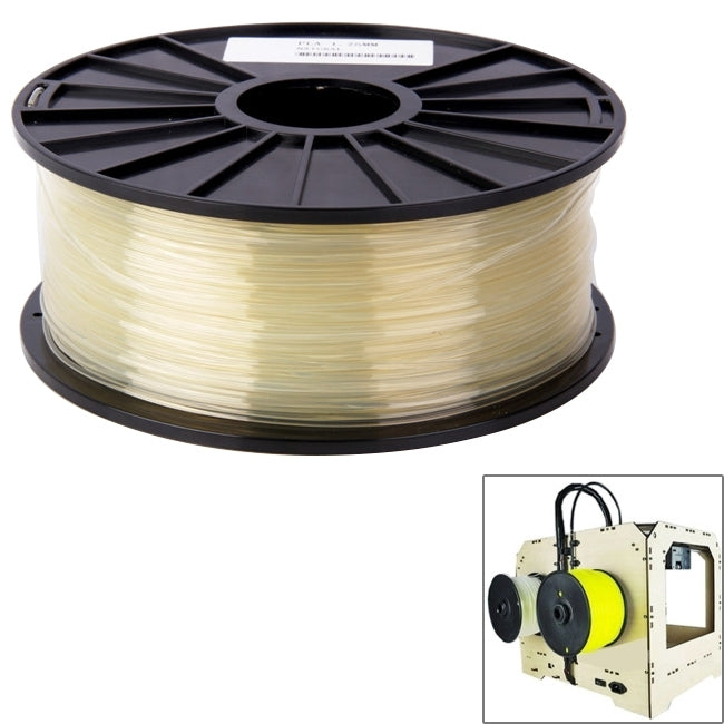 PLA 3.0 mm Transparent 3D Printer Filaments, about 115m(Transparent) - Consumables by PMC TechLife | Online Shopping South Africa | PMC TechLife | Buy Now Pay Later Mobicred