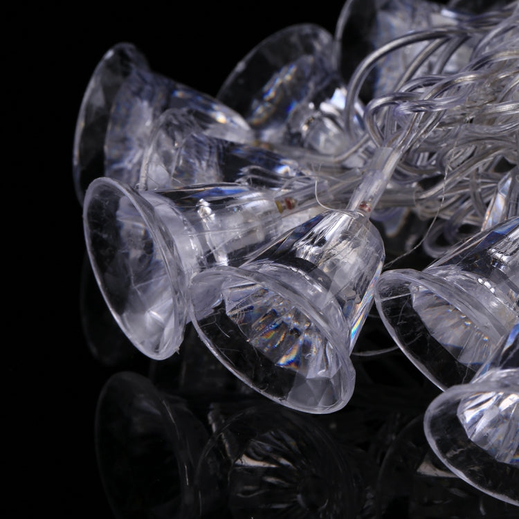 7m Bell Pendants Decoration String Lights, 30-LED Multi-Colored Light  (AC 220V / EU Plug)(Transparent) - Holiday Lights by PMC TechLife | Online Shopping South Africa | PMC TechLife | Buy Now Pay Later Mobicred