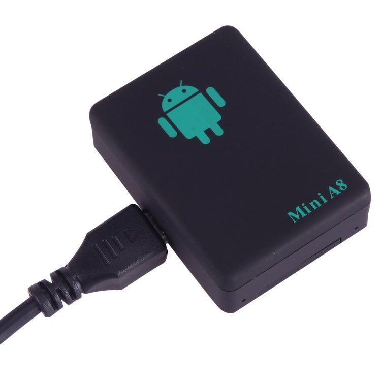 TRACKER Mini A8 Real Time 4 Bands Global Locator GSM/GPRS Tracker Tracking Device for Personal(Black) - Personal Tracker by PMC TechLife | Online Shopping South Africa | PMC TechLife | Buy Now Pay Later Mobicred