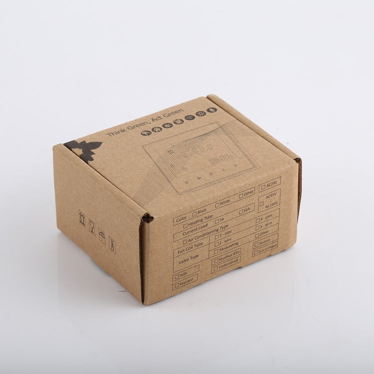 LCD Display Air Conditioning 2-Pipe Programmable Room Thermostat for Fan Coil Unit(White) - Thermostat & Thermometer by PMC TechLife | Online Shopping South Africa | PMC TechLife | Buy Now Pay Later Mobicred