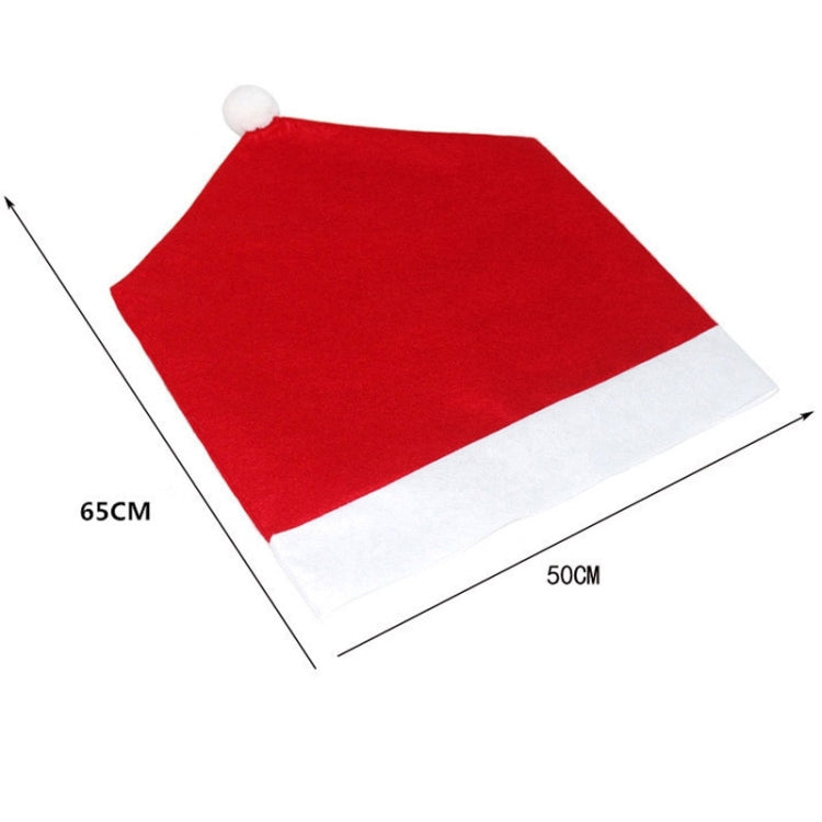 Red Hat Christmas Decoration Chair Cover, Size: 65cm x 50cm - Christmas Furniture Decoration by PMC TechLife | Online Shopping South Africa | PMC TechLife | Buy Now Pay Later Mobicred