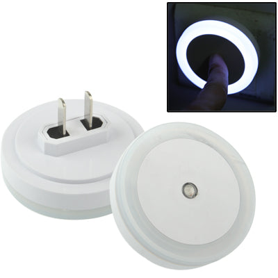 LED Light Control High Brightness Bedside Night Light with Socket(White) - Night Lights by PMC TechLife | Online Shopping South Africa | PMC TechLife | Buy Now Pay Later Mobicred
