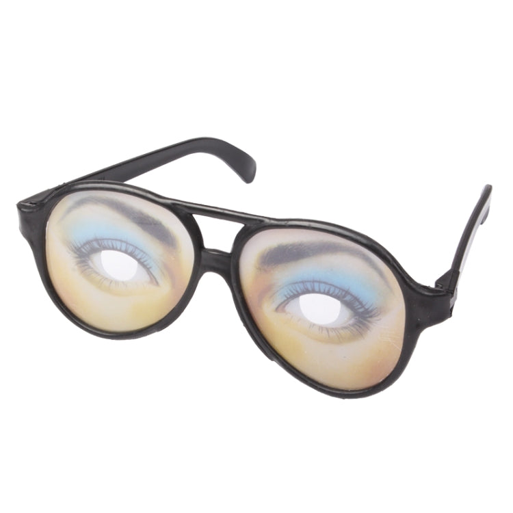 Plastic Funny Joke Glasses with Black Frame(Black) - Halloween Others by PMC TechLife | Online Shopping South Africa | PMC TechLife | Buy Now Pay Later Mobicred