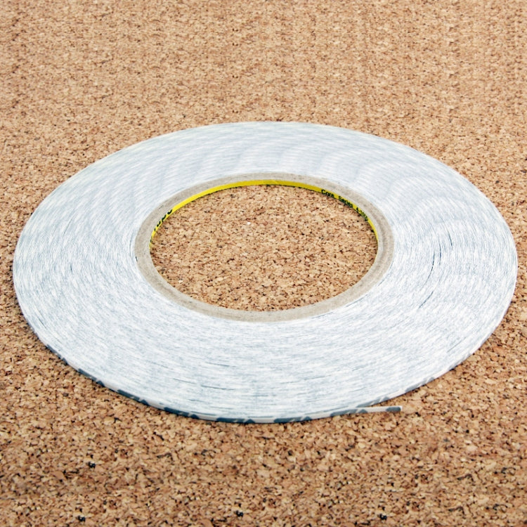 1mm Double Sided Adhesive Sticker Tape for iPhone / Samsung / HTC Mobile Phone Touch Panel Repair, Length: 50m(White) - free shipping - PMC TechLife - Order now!