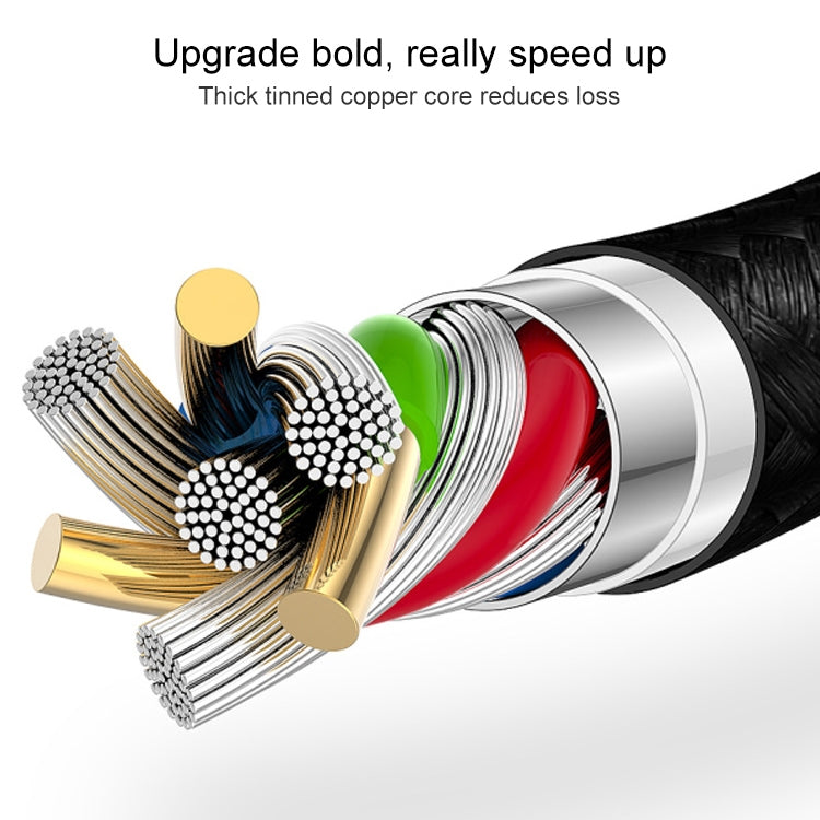 1m Nylon Netting USB Data Transfer Charging Cable For iPhone, iPad, Compatible with up to iOS 15.5(Red) - free shipping - PMC Jewellery - Order now!