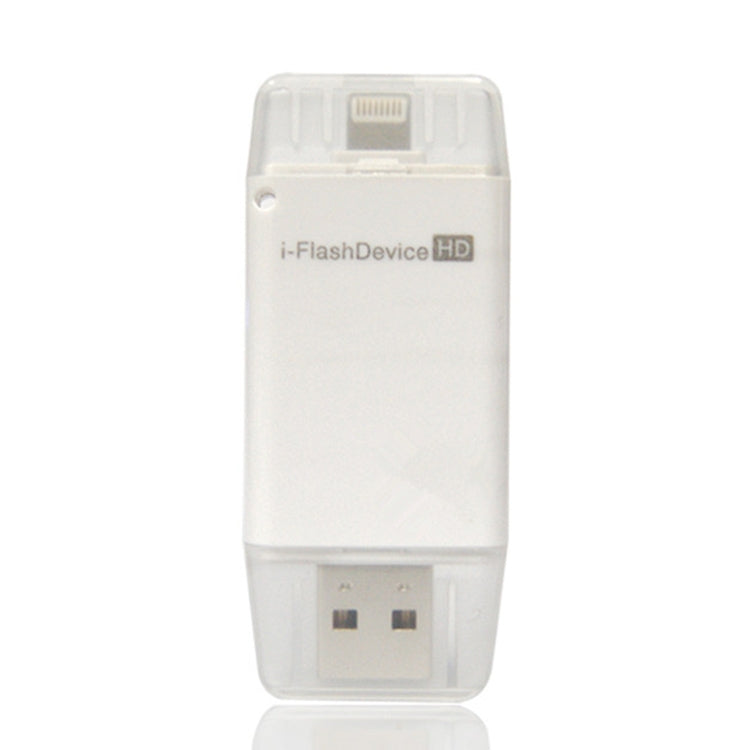 i-Flash Driver HD U Disk USB Drive Memory Stick for iPhone / iPad / iPod touch(White) - U Disk & Card Reader by PMC Jewellery | Online Shopping South Africa | PMC Jewellery | Buy Now Pay Later Mobicred