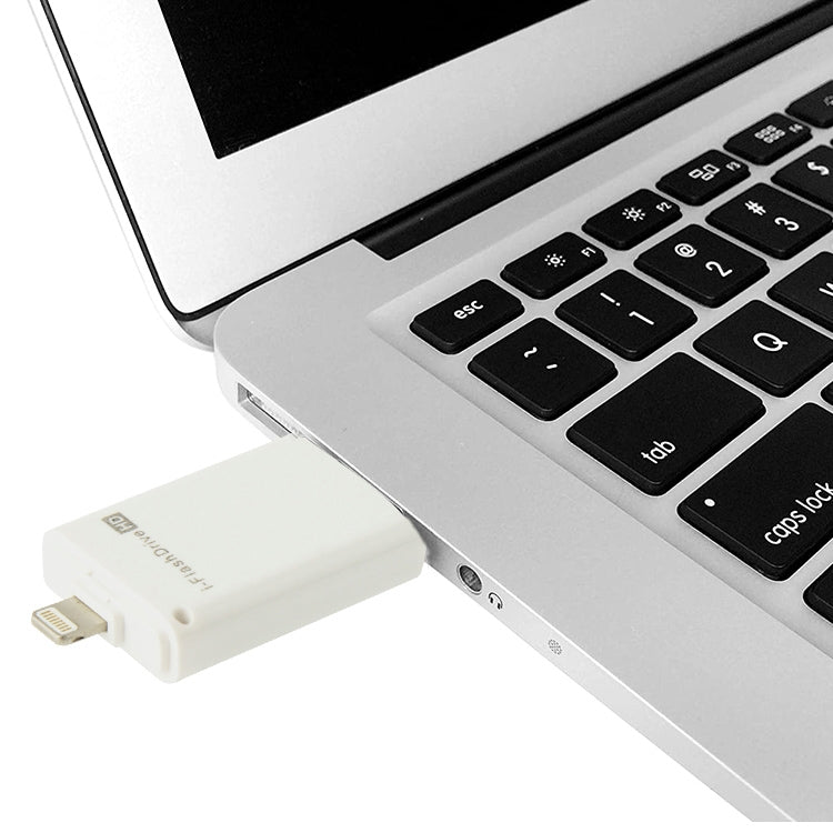 16GB i-Flash Driver HD U Disk USB Drive Memory Stick for iPhone / iPad / iPod touch(White) - U Disk & Card Reader by PMC Jewellery | Online Shopping South Africa | PMC Jewellery | Buy Now Pay Later Mobicred