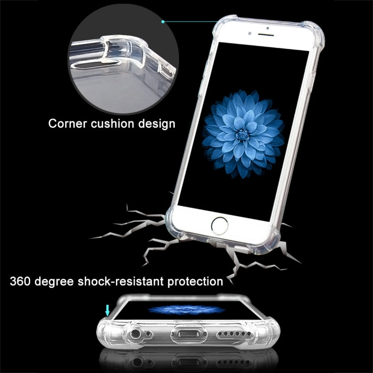 Shock-resistant Cushion TPU Protective Case for iPhone 6 & 6s(Transparent) - More iPhone Cases by PMC TechLife | Online Shopping South Africa | PMC TechLife | Buy Now Pay Later Mobicred