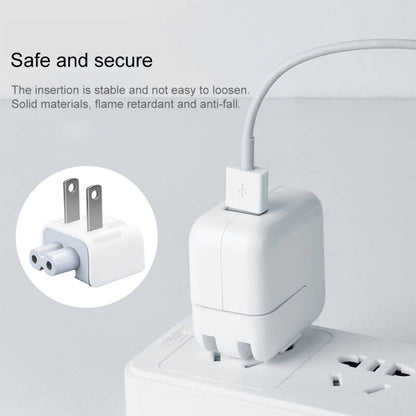 Travel Power Adapter Charger, EU Plug(White) - USB Charger by PMC Jewellery | Online Shopping South Africa | PMC Jewellery | Buy Now Pay Later Mobicred