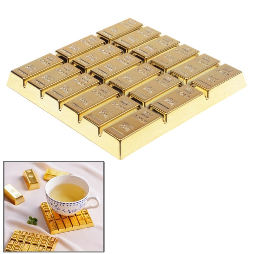 Creative Gold Bar Shaped Anti-slip Heat Insulation Mat for Dishware - Insulation by PMC TechLife | Online Shopping South Africa | PMC TechLife | Buy Now Pay Later Mobicred