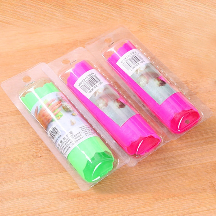 5 PCS Soft Resin Tube Shaped Reusable Magic Handheld Rolling Garlic Peeler Kitchen Tools (Random Color Delivery) - Cutter & Peeler by PMC TechLife | Online Shopping South Africa | PMC TechLife