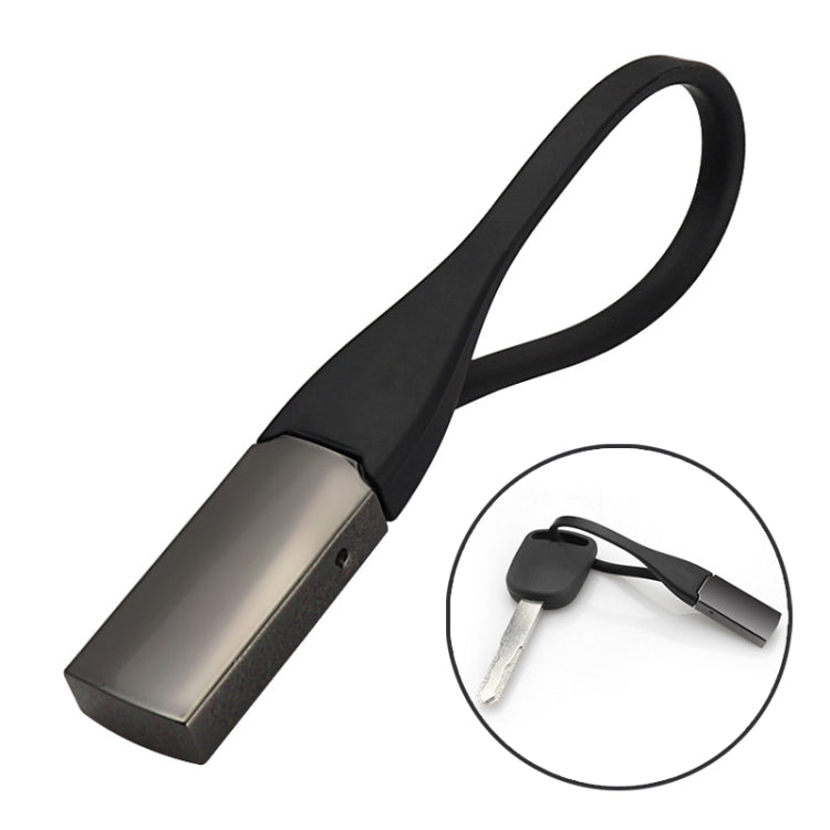 Fashionable High Quality Menu Titanium Key Chain Car Keychain Key Ring(Black) - Key Rings by PMC TechLife | Online Shopping South Africa | PMC TechLife