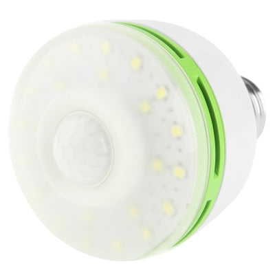 6W Human Sensor Light Lamp White Light 48 LED, Base Type: E27 - Sensor LED Lights by PMC Jewellery | Online Shopping South Africa | PMC Jewellery | Buy Now Pay Later Mobicred