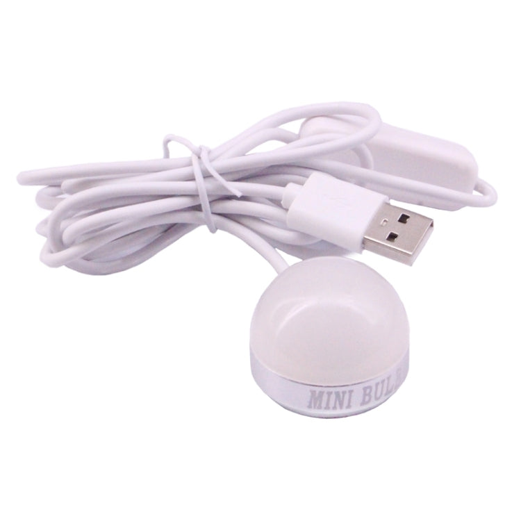 2W USB LED Light Bulb with Magnetic & Cable, USB-2W-WW 5V 140-150Lumens 6 LED - free shipping - PMC Jewellery - Order now!