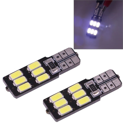 2 PCS T10 2.5W 100LM White Light 6 LED 5730 SMD CANBUS Car Signal Light Bulb - Clearance Lights by PMC Jewellery | Online Shopping South Africa | PMC Jewellery | Buy Now Pay Later Mobicred