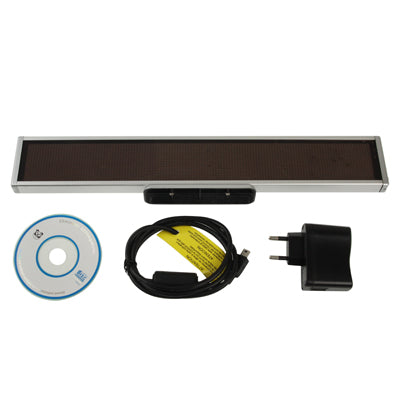 Programmable LED Moving Scrolling Message Display Sign Indoor Board, Yellow Programmable LED Moving Scrolling Message Display Sign Indoor Board, Display Resolution: 128 x 16 Pixels, Length: 41cm - LED Billboard by PMC TechLife | Online Shopping South Africa | PMC TechLife | Buy Now Pay Later Mobicred