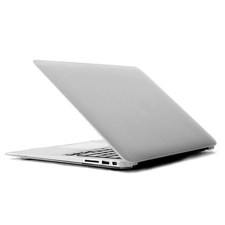 ENKAY for MacBook Air 11.6 inch (US Version) / A1370 / A1465 4 in 1 Frosted Hard Shell Plastic Protective Case with Screen Protector & Keyboard Guard & Anti-dust Plugs(White) - MacBook Air Cases by ENKAY | Online Shopping South Africa | PMC Jewellery | Buy Now Pay Later Mobicred