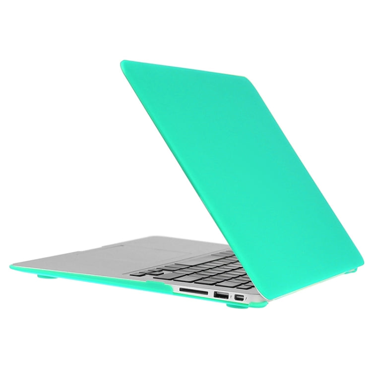 ENKAY for Macbook Air 11.6 inch (US Version) / A1370 / A1465 Hat-Prince 3 in 1 Frosted Hard Shell Plastic Protective Case with Keyboard Guard & Port Dust Plug(Green) - MacBook Air Cases by ENKAY | Online Shopping South Africa | PMC Jewellery | Buy Now Pay Later Mobicred