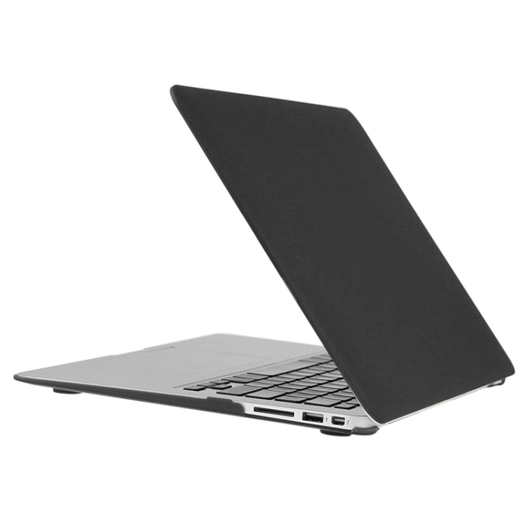 ENKAY for Macbook Air 13.3 inch (US Version) / A1369 / A1466 Hat-Prince 3 in 1 Frosted Hard Shell Plastic Protective Case with Keyboard Guard & Port Dust Plug(Black) - MacBook Air Cases by ENKAY | Online Shopping South Africa | PMC Jewellery | Buy Now Pay Later Mobicred