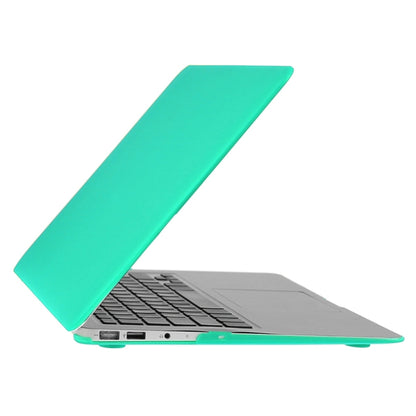 ENKAY for Macbook Air 13.3 inch (US Version) / A1369 / A1466 Hat-Prince 3 in 1 Frosted Hard Shell Plastic Protective Case with Keyboard Guard & Port Dust Plug(Green) - MacBook Air Cases by ENKAY | Online Shopping South Africa | PMC Jewellery | Buy Now Pay Later Mobicred