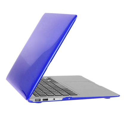 ENKAY for Macbook Air 11.6 inch (US Version) / A1370 / A1465 Hat-Prince 3 in 1 Crystal Hard Shell Plastic Protective Case with Keyboard Guard & Port Dust Plug(Dark Blue) - MacBook Air Cases by ENKAY | Online Shopping South Africa | PMC Jewellery | Buy Now Pay Later Mobicred