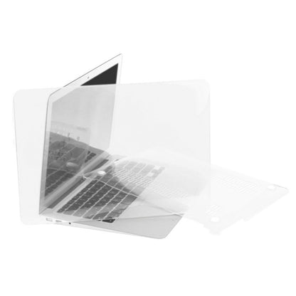 ENKAY for Macbook Air 11.6 inch (US Version) / A1370 / A1465 Hat-Prince 3 in 1 Crystal Hard Shell Plastic Protective Case with Keyboard Guard & Port Dust Plug(White) - MacBook Air Cases by ENKAY | Online Shopping South Africa | PMC Jewellery | Buy Now Pay Later Mobicred