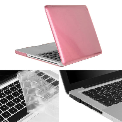 ENKAY for Macbook Pro 13.3 inch (US Version) / A1278 Hat-Prince 3 in 1 Crystal Hard Shell Plastic Protective Case with Keyboard Guard & Port Dust Plug(Pink) - MacBook Pro Cases by ENKAY | Online Shopping South Africa | PMC Jewellery | Buy Now Pay Later Mobicred